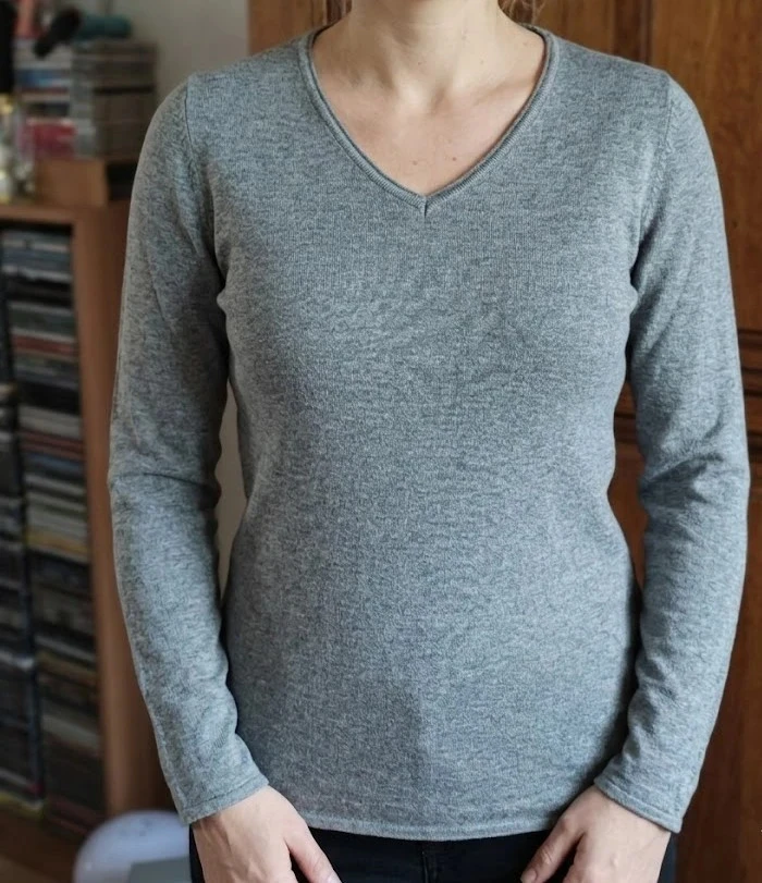 Pull gris marque Tex taille M soit 38
